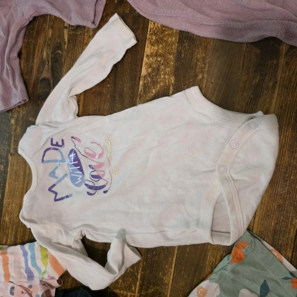 Baby Girl 3-6 Mo Bundle 15 pc Lot Pastels Disney Bundle Newborn Infant